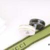 692fefe499f2d84055c8d501 Gucci Icon Series Black and White Ceramic Couple's Ring with Gold Trim