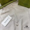 Gucci Gucci 925 Sterling Silver Heart Pendant Necklace
