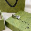 Gucci Gucci 925 Sterling Silver Butterfly Stud Earrings
