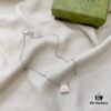 Gucci Gucci 925 Sterling Silver Mini Square Pendant Necklace