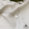 Gucci Gucci 925 Sterling Silver Mini Square Pendant Necklace