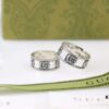 692ff01899f2d84055c8d562 Gucci GG Marmont Series Purple Elegant Silver Ring