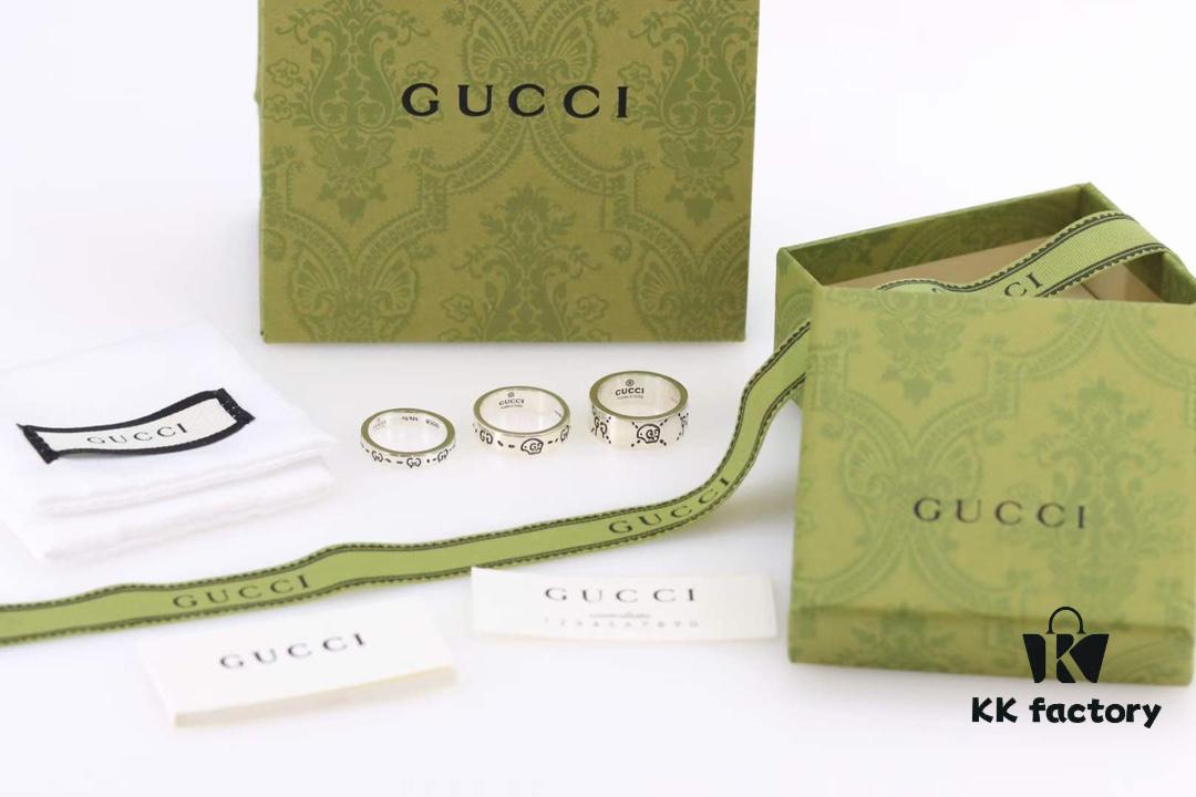 692ff01d99f2d84055c8d570 Gucci Ghost Series Skeleton Unisex Matching Rings (Wide, Medium, and Narrow Widths)
