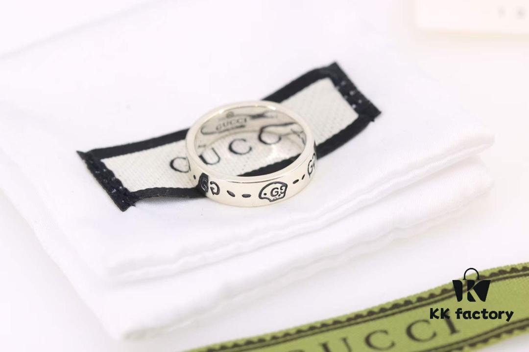 692ff01f99f2d84055c8d572 Gucci Ghost Series Skeleton Unisex Matching Rings (Wide, Medium, and Narrow Widths)