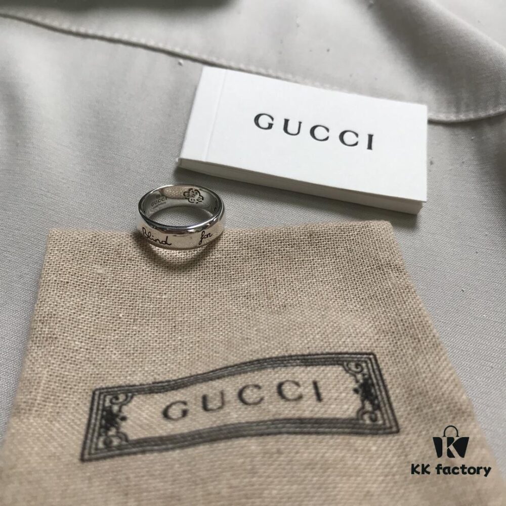 692ff02799f2d84055c8d581 Gucci 925 Sterling Silver Double G Fearless Floral and Bird Couple Ring