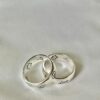 Gucci 925 Sterling Silver Double G Fearless Floral and Bird Couple Ring