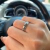 692ff02e99f2d84055c8d58e Faithfully Replicated! Exquisitely Crafted! Gucci Sterling Silver Fearless Love Floral and Bird Couple Ring Wearing Effect