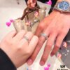 692ff03299f2d84055c8d594 Faithfully Replicated! Exquisitely Crafted! Gucci Sterling Silver Fearless Love Floral and Bird Couple Ring Wearing Effect
