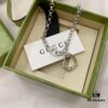 Gucci Gucci 925 Sterling Silver Heart Bracelet