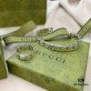 Gucci New Arrival 925 Sterling Silver Interlocking Double Wide Bangle Ring