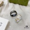Gucci G Icon Series 18K Gold Interlocking Double G Couple Ring