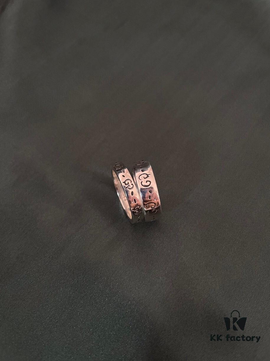 692ff05799f2d84055c8d5d2 Gucci 925 Sterling Silver Skull Pixie Couple Ring