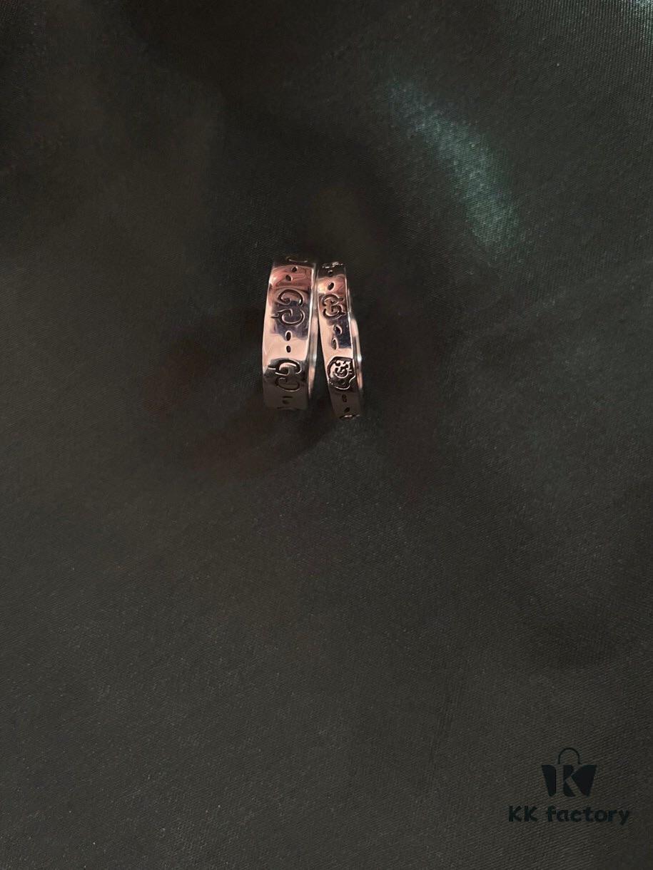 692ff05799f2d84055c8d5d4 Gucci 925 Sterling Silver Skull Pixie Couple Ring