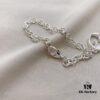 Gucci 925 Sterling Silver Double G Bracelet