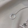 Gucci 925 Sterling Silver Beaded Engraved Bracelet