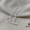 Gucci 925 Sterling Silver Beaded Engraved Bracelet