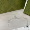 692ff06e99f2d84055c8d605 Gucci Gucci 925 Sterling Silver Interlocking Double G Red Enamel Heart Bracelet