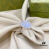 Gucci Gucci 925 Sterling Silver Enamel Heart Ring