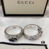 Gucci Gucci 925 Sterling Silver Vintage GG Ivy Motif Ring