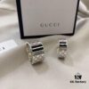 692ff09499f2d84055c8d655 Gucci 925 Sterling Silver Black Diamond Quilted Couple's Ring