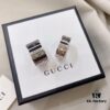 692ff09599f2d84055c8d658 Gucci 925 Sterling Silver Black Diamond Quilted Couple's Ring