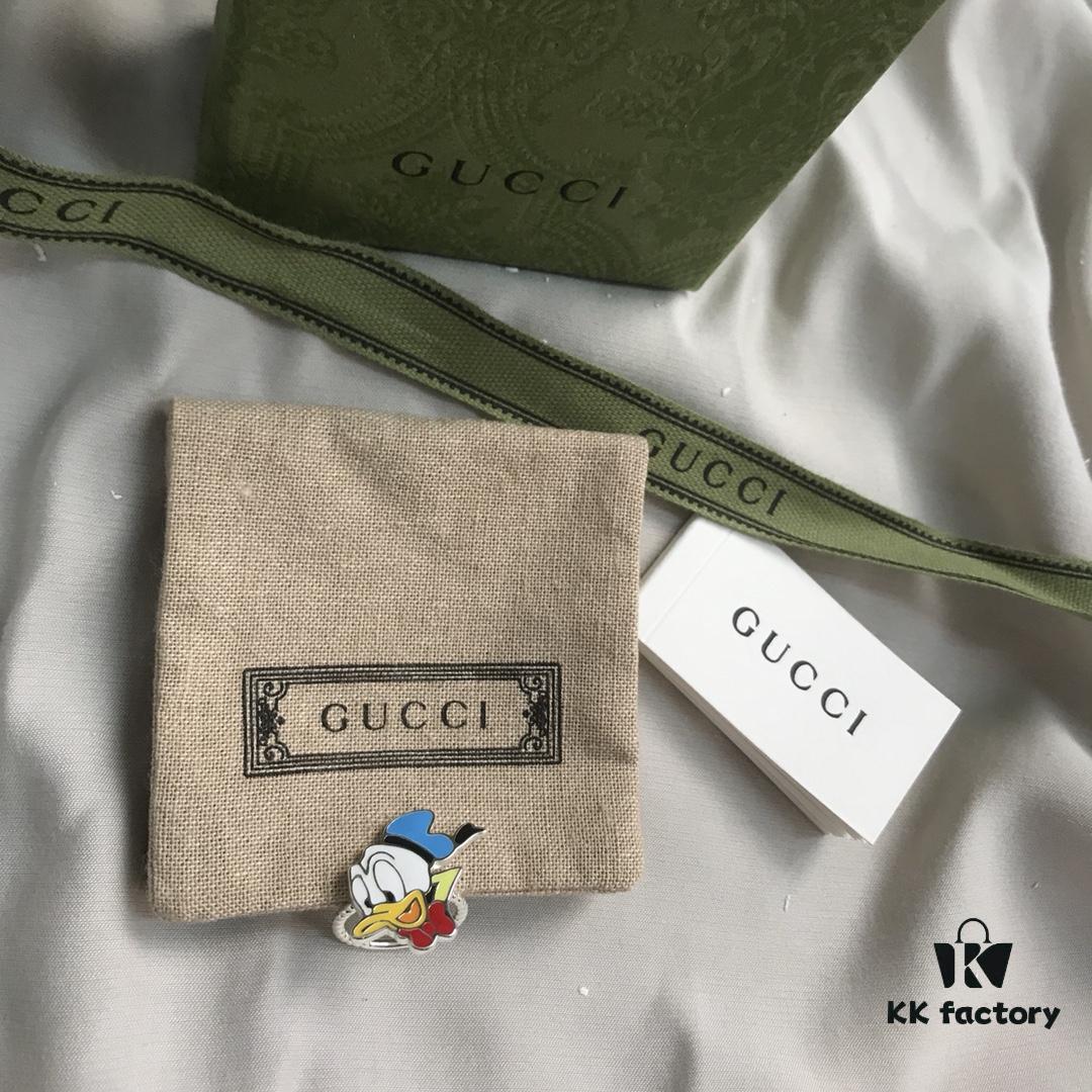 Gucci Disney x Collection Donald Duck Ring in Sterling Silver 925