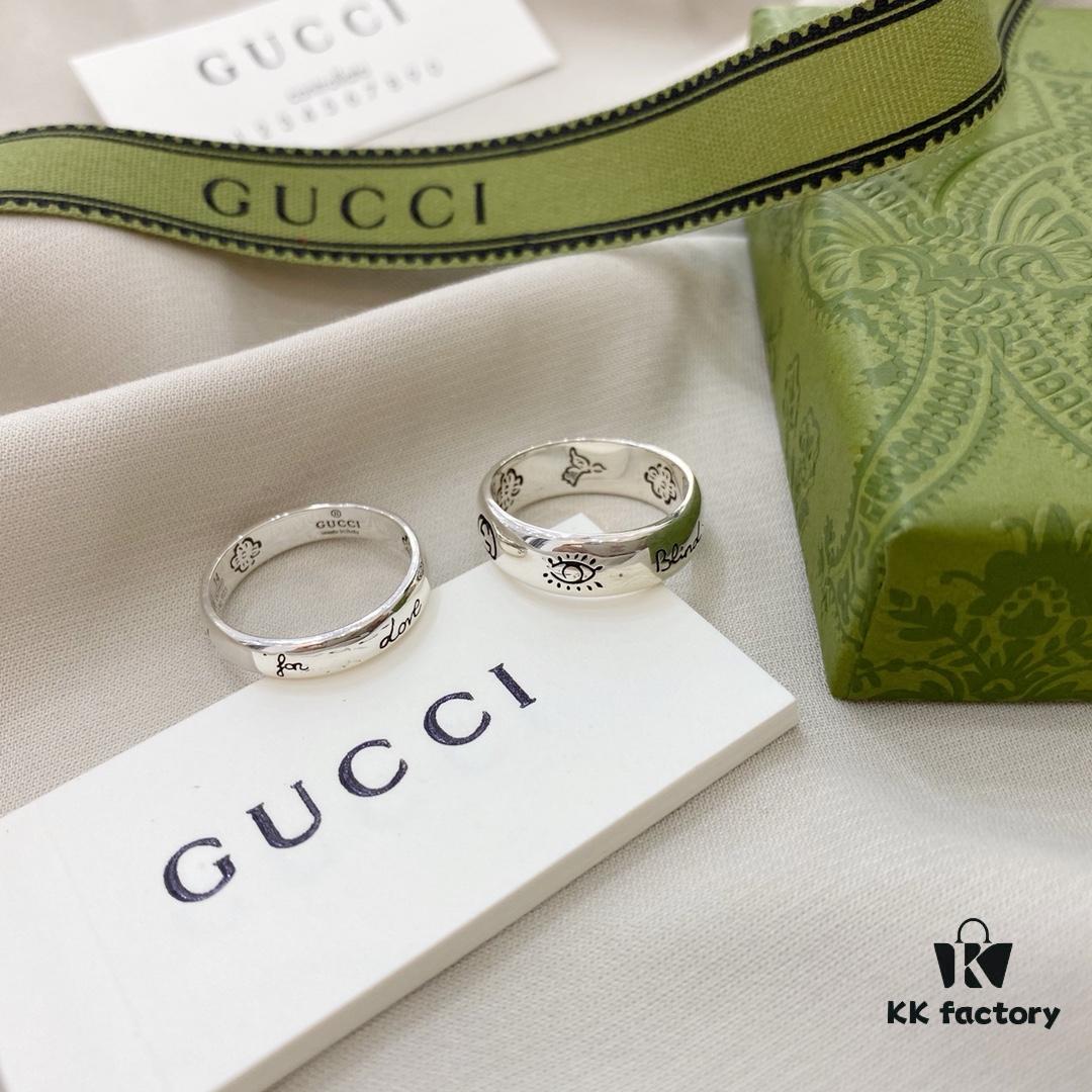 692ff09e99f2d84055c8d66a Gucci Love Without Fear 4mm Ring