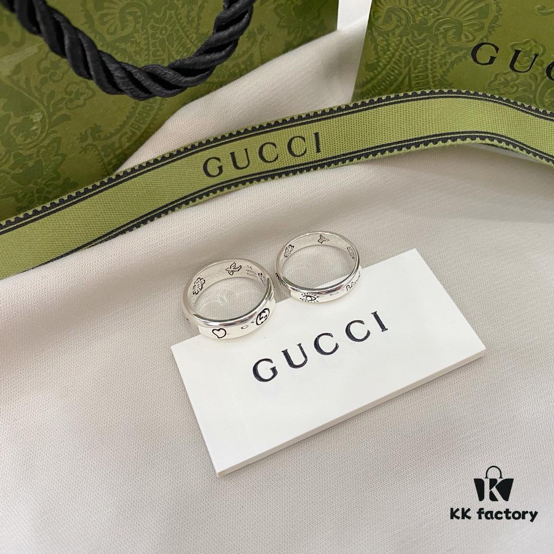 692ff09f99f2d84055c8d66b Gucci Love Without Fear 4mm Ring