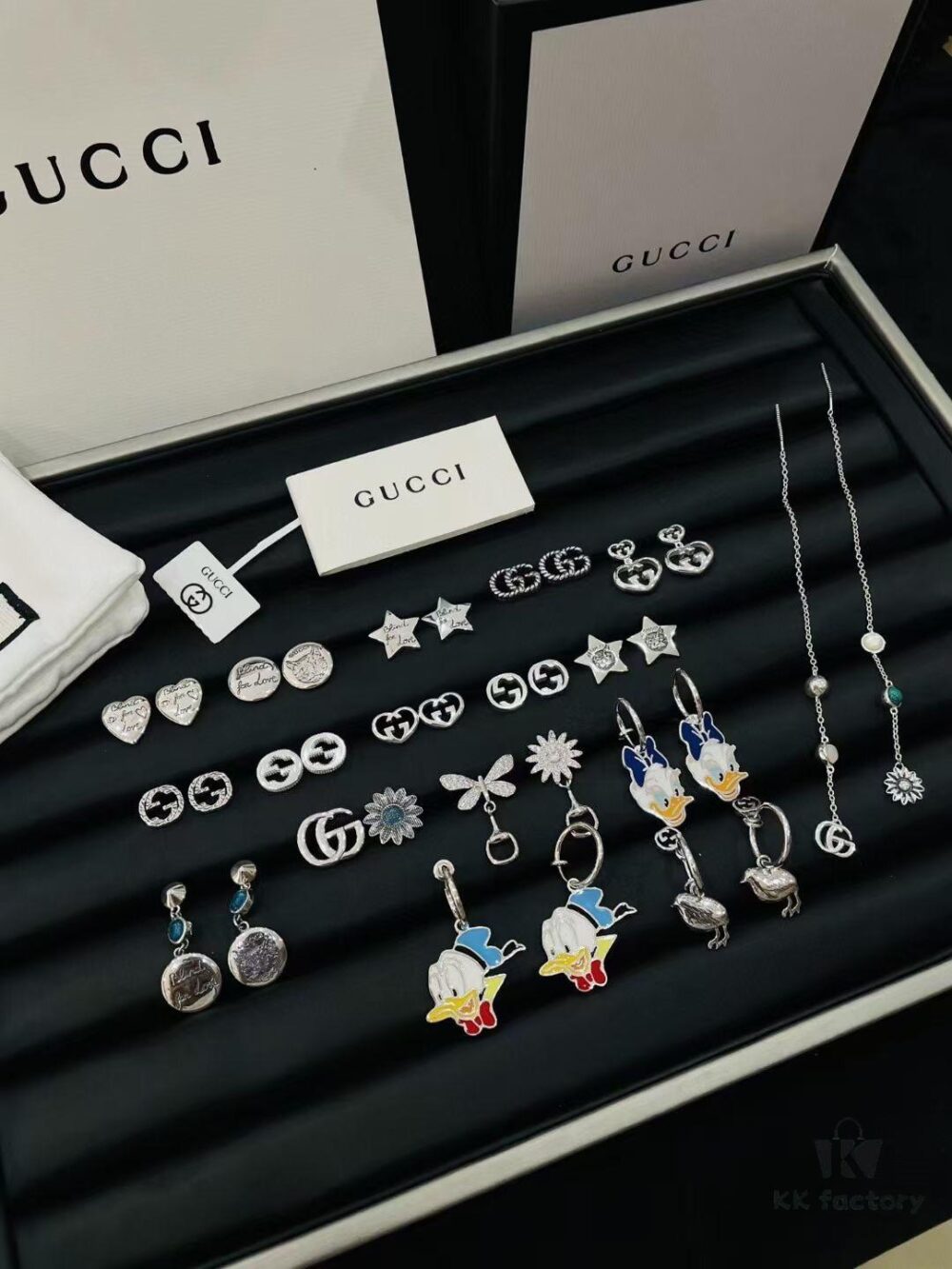692ff0a099f2d84055c8d66e Gucci 925 Sterling Silver Stud Earrings Collection