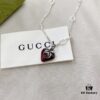 Gucci Gucci 925 Sterling Silver Double G Strawberry Bracelet