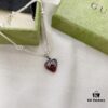 Gucci Gucci 925 Sterling Silver Double G Strawberry Bracelet