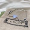 692ff0ec99f2d84055c8d6e2 Gucci Gucci 925 Sterling Silver Interlocking Double G Enamel Light Blue Bracelet