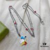 Gucci Disney x Donald Duck 925 Sterling Silver Necklace