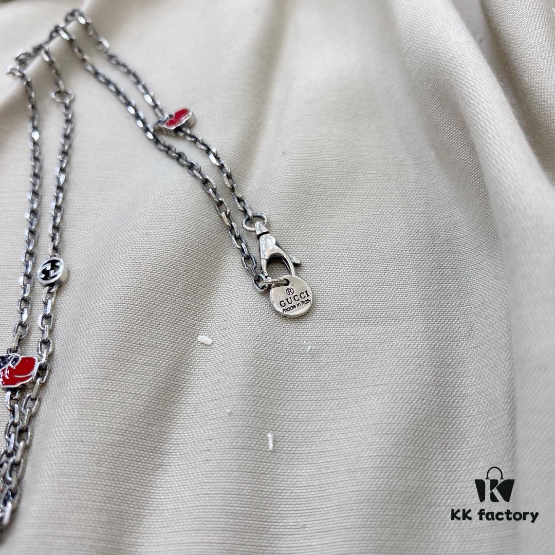 Gucci Disney x Donald Duck 925 Sterling Silver Necklace