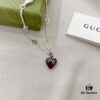 Gucci Gucci 925 Sterling Silver Double G Strawberry Bracelet