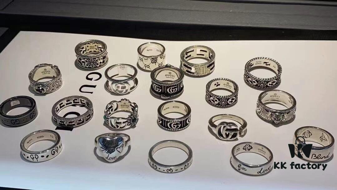 High-End Quality Gucci Best-Selling Rings Collection