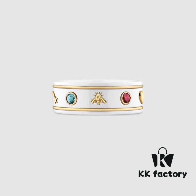 New Arrival Gucci Icon Ceramic Ring