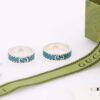 692ff12999f2d84055c8d755 Qixi Gift Selection 💜 Gucci Retro Style Double G Green Enamel Couple Ring