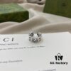Gucci Gucci 925 Sterling Silver Large Triple G Interlocking Ear Cuff