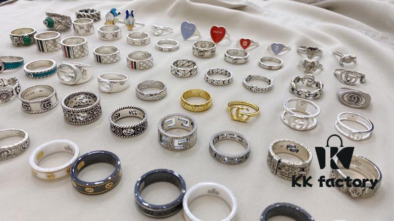 Gucci 925 Sterling Silver Ring Collection