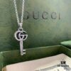 692ff13e99f2d84055c8d782 Winter Essential — Gucci Key Necklace, Silver Pendant for Sweaters