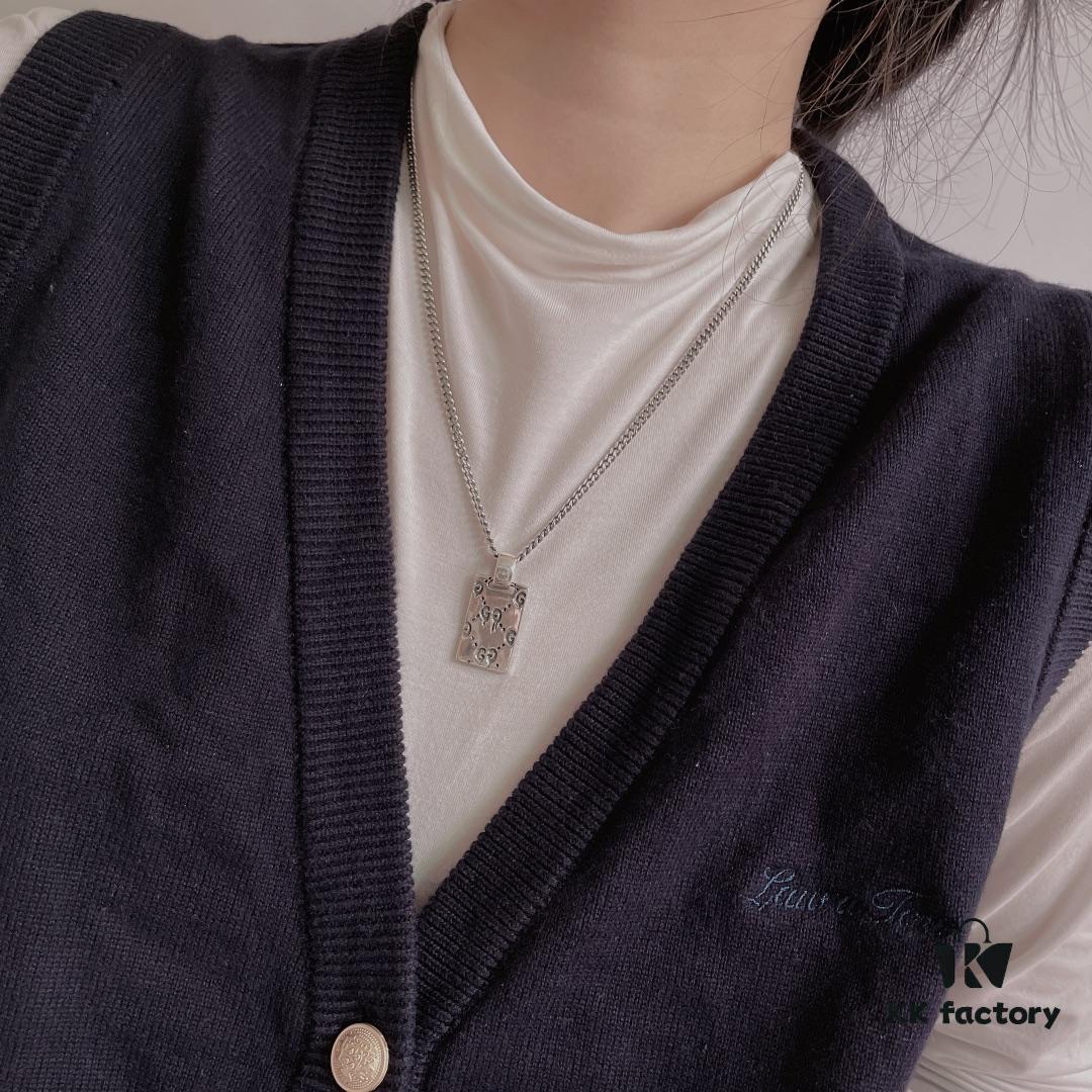 692ff15d99f2d84055c8d7a8 Must-have for Autumn and Winter — Gucci-style Necklace, Silver Pendant Chain