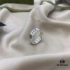Gucci 925 Sterling Silver Double G Skull Fairy Ring