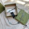 Gucci 925 Sterling Silver Double G Enamel Interlocking Vintage Necklace