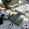 Gucci 925 Sterling Silver Double G Enamel Interlocking Vintage Necklace