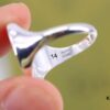 Gucci Enamel Letter Heart Fashion Ring
