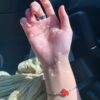 692ff19999f2d84055c8d815 New Arrival💗 Gucci Interlocking Double G Red Enamel Heart Bracelet