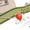 692ff19b99f2d84055c8d81b New Arrival💗 Gucci Interlocking Double G Red Enamel Heart Bracelet
