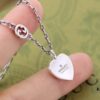 692ff19f99f2d84055c8d824 New Arrival💗 Gucci Interlocking Double G Red Enamel Heart Necklace