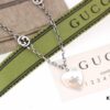 692ff1a299f2d84055c8d829 New Arrival💗 Gucci Interlocking Double G Red Enamel Heart Necklace